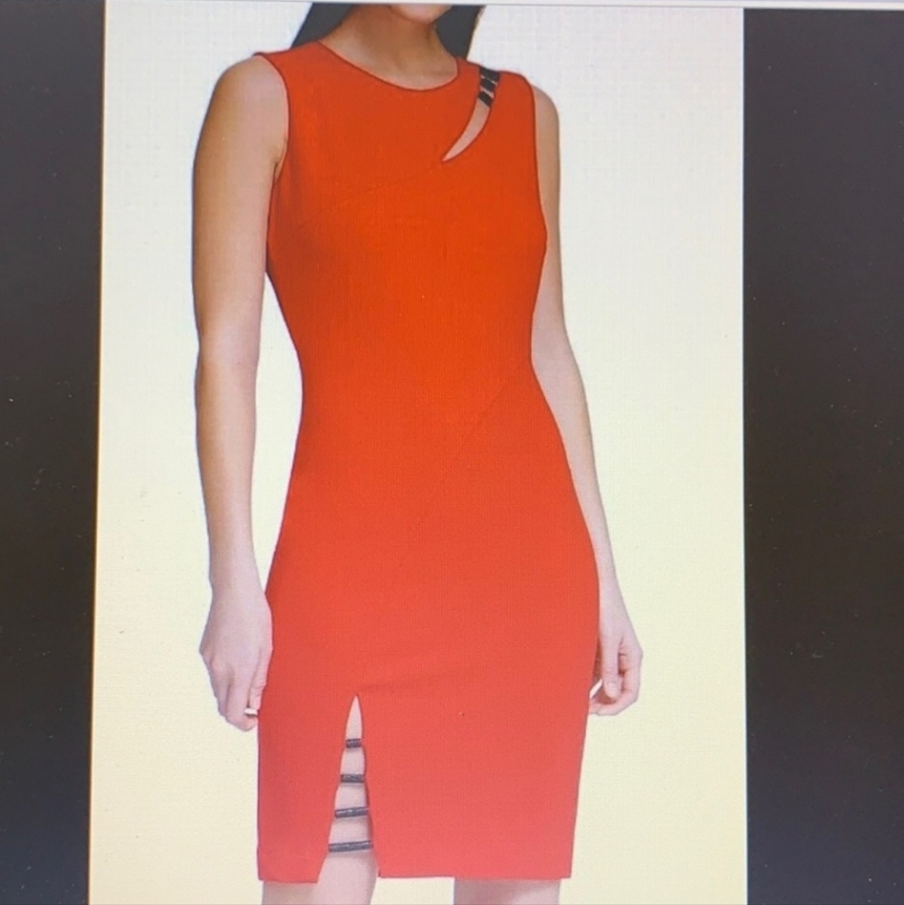 DKNY Red‎ Womens Dress - Picture 2 of 7